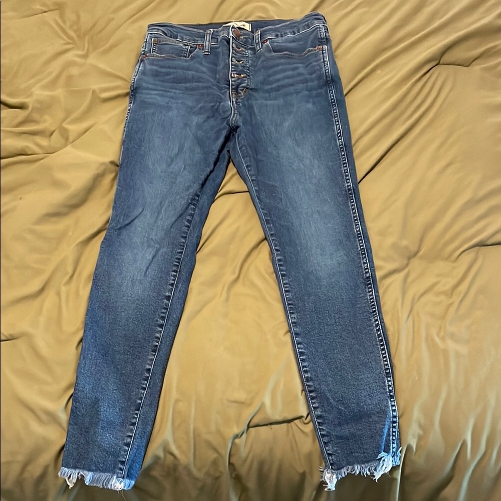 Women's Madewell Blue Skinny High Rise Jeans